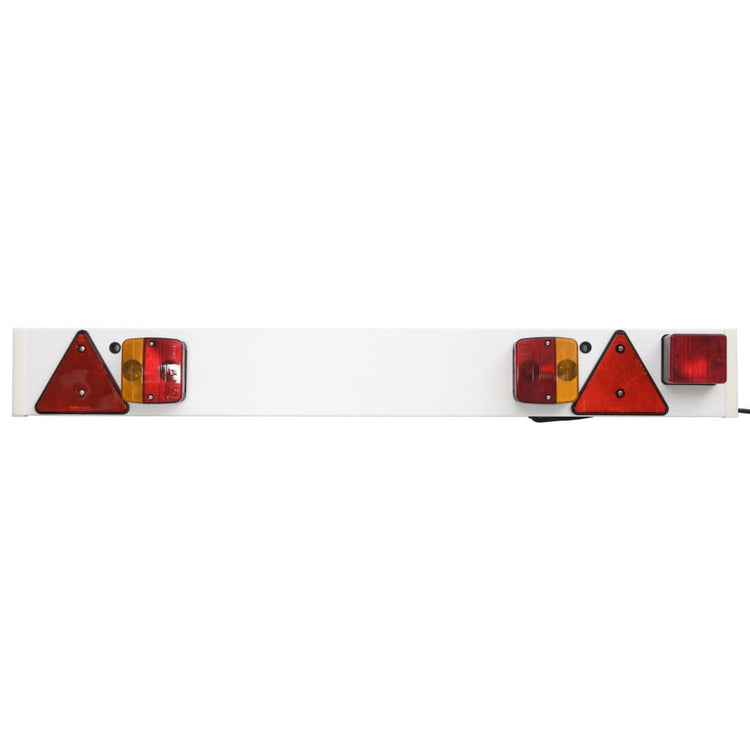 Vidaxl aanhangerverlichting klassiek peertje 12 v 115x7x14 cm rood