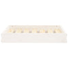 Vidaxl hondenmand 61,5x49x9 cm massief grenenhout wit