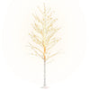 Vidaxl berkenboom led 240 led's warmwit 300 cm wit