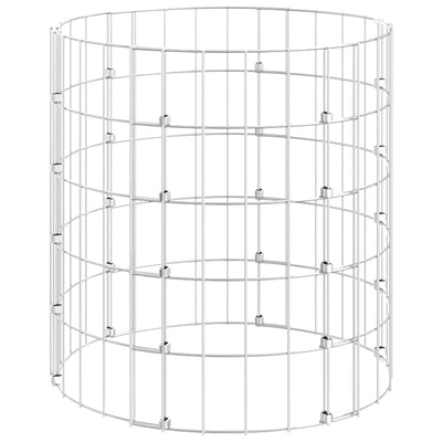 Vidaxl compostbak ø50x50 cm gegalvaniseerd staal