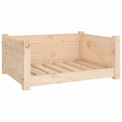 Vidaxl hondenbed 65,5x50,5x28 cm massief grenenhout