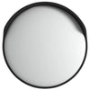 Vidaxl buiten convex verkeersspiegel zwart ø45 cm polycarbonaat