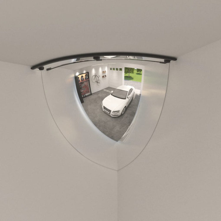 Vidaxl verkeersspiegel kwartbol 2 st ø 80 cm acryl