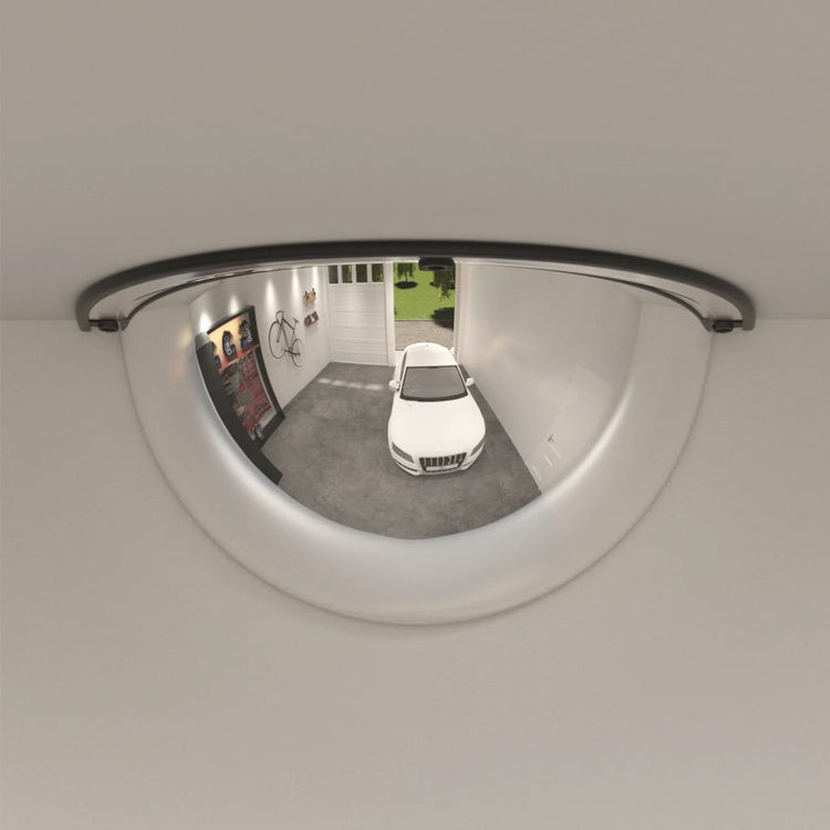 Vidaxl verkeersspiegel halve bol 2 st ø 30 cm acryl