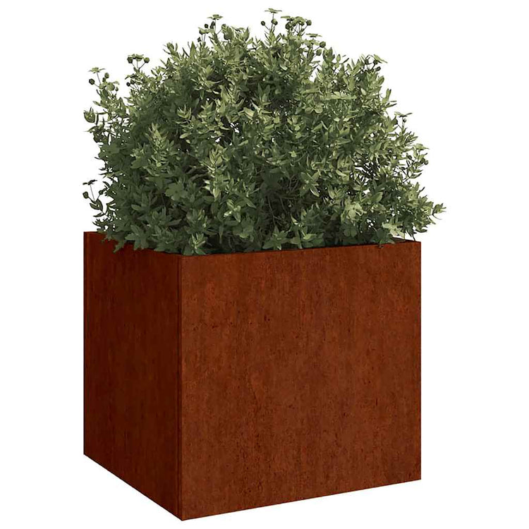 Vidaxl plantenbak 49x47x46 cm cortenstaal