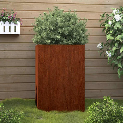 Vidaxl plantenbak 42x38x75 cm cortenstaal