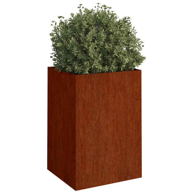 Vidaxl plantenbak 52x48x75 cm cortenstaal