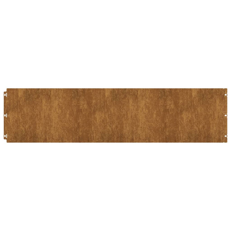 VidaXL Gazonranden 30 stuks 25x103 cm flexibel cortenstaal