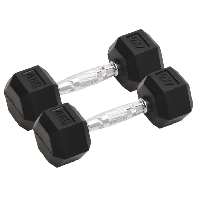 Vidaxl halters 2 st 4 kg totaal gietijzer