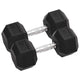 Vidaxl halters 2 st 12,5 kg totaal gietijzer