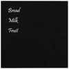 Vidaxl magneetbord wandgemonteerd 40x40 cm gehard glas zwart