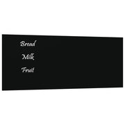 VidaXL Magneetbord voor aan de wand 50x20 cm gehard glas zwart - afbeelding 2