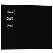 Vidaxl magneetbord voor aan de wand 50x40 cm gehard glas zwart - afbeelding 2