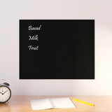 Vidaxl magneetbord voor aan de wand 50x40 cm gehard glas zwart - afbeelding 1