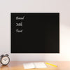 VidaXL Magneetbord voor aan de wand 60x50 cm gehard glas zwart