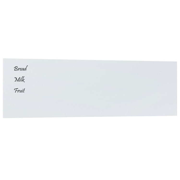 Vidaxl magneetbord voor aan de wand 100x30 cm gehard glas wit