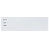 Vidaxl magneetbord voor aan de wand 100x30 cm gehard glas wit