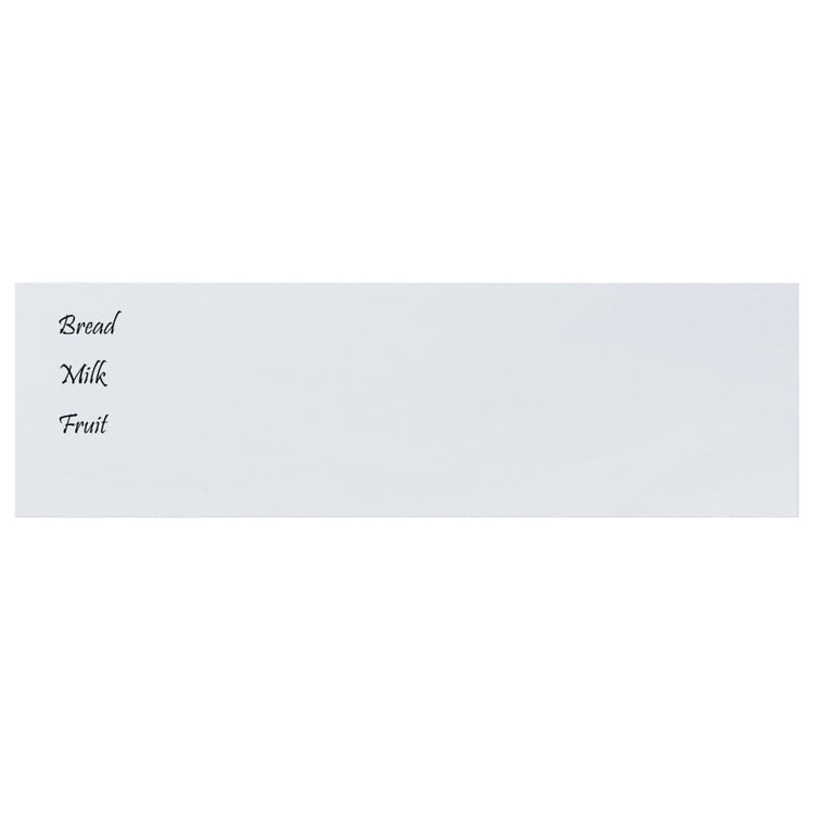 Vidaxl magneetbord voor aan de wand 100x30 cm gehard glas wit