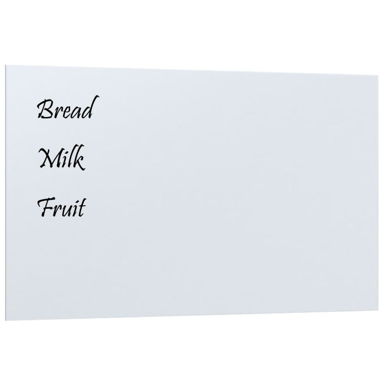 VidaXL Magneetbord wandgemonteerd 100x60 cm gehard glas wit