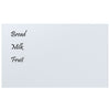 VidaXL Magneetbord wandgemonteerd 100x60 cm gehard glas wit