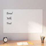 VidaXL Magneetbord wandgemonteerd 100x60 cm gehard glas wit - afbeelding 1