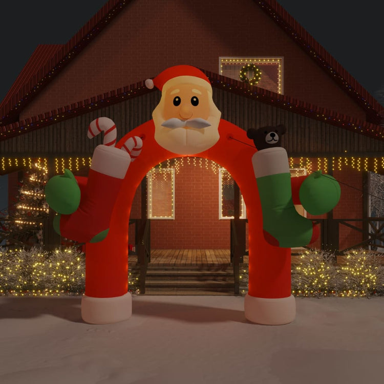 Vidaxl kerstboog opblaasbaar met led's 320 cm