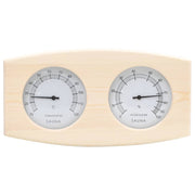 Vidaxl saunaset 2-in1 hygrothermograaf en zandloper massief grenenhout - afbeelding 3