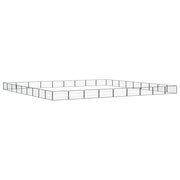 VidaXL Hondenkennel 36 panelen 100x50 cm gepoedercoat staal zwart - afbeelding 3