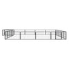 VidaXL Hondenkennel 20 panelen 100x50 cm gepoedercoat staal zwart
