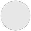 Vidaxl wandspiegel rond ø50 cm zilverkleurig