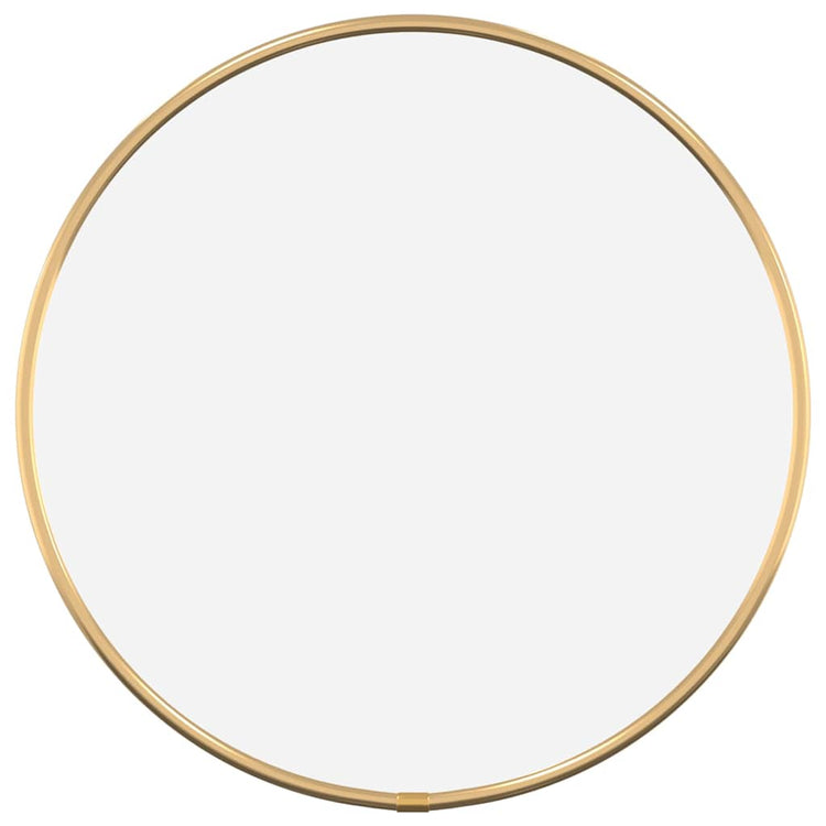 Vidaxl wandspiegel rond ø30 cm goudkleurig