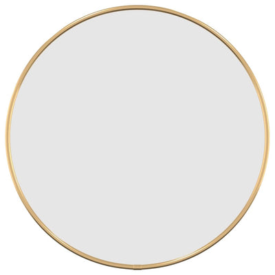 Vidaxl wandspiegel rond ø40 cm goudkleurig