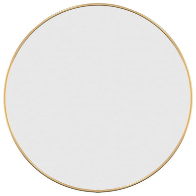 Vidaxl wandspiegel rond ø50 cm goudkleurig