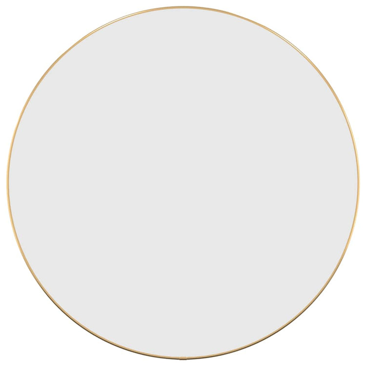Vidaxl wandspiegel rond ø60 cm goudkleurig