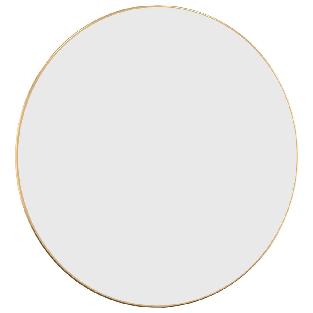 Vidaxl wandspiegel rond ø60 cm goudkleurig