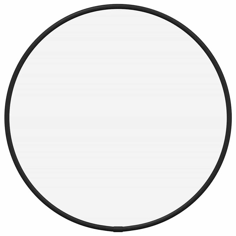 Vidaxl wandspiegel rond ø30 cm zwart