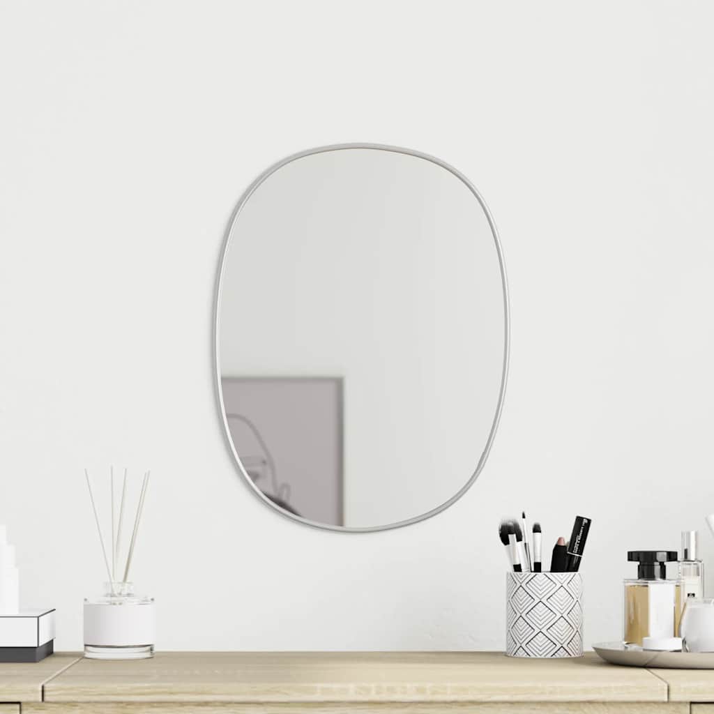 Vidaxl wandspiegel 40x30 cm zilverkleurig