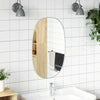 Vidaxl wandspiegel 80x50 cm zilverkleurig