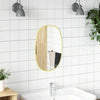 Vidaxl wandspiegel 50x35 cm goudkleurig