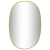 Vidaxl wandspiegel 60x40 cm goudkleurig