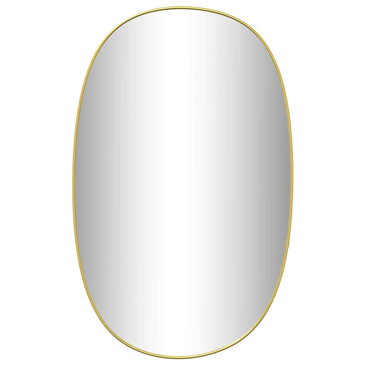 Vidaxl wandspiegel 80x50 cm goudkleurig