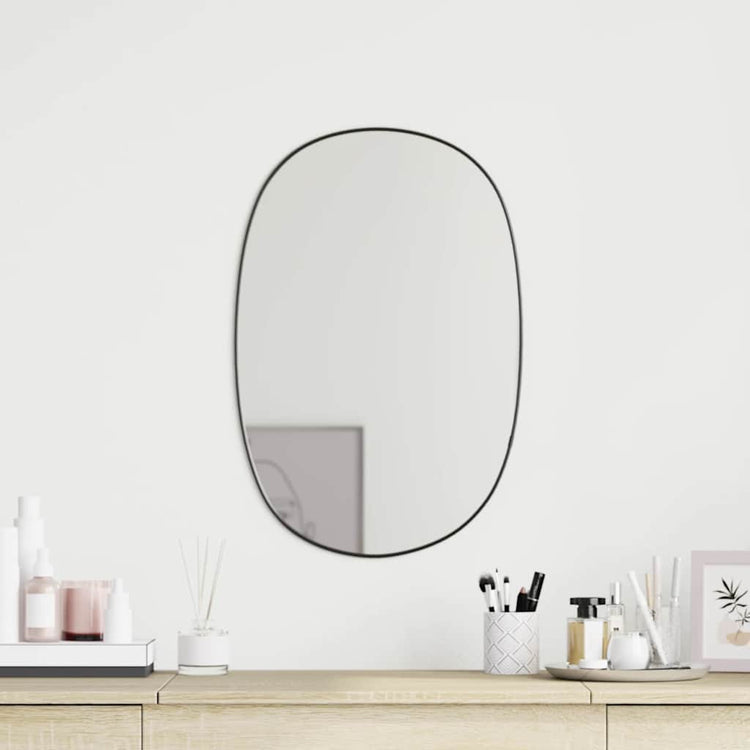 Vidaxl wandspiegel 60x40 cm zwart