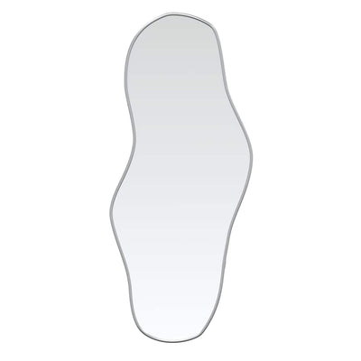 Vidaxl wandspiegel 90x40 cm zilverkleurig
