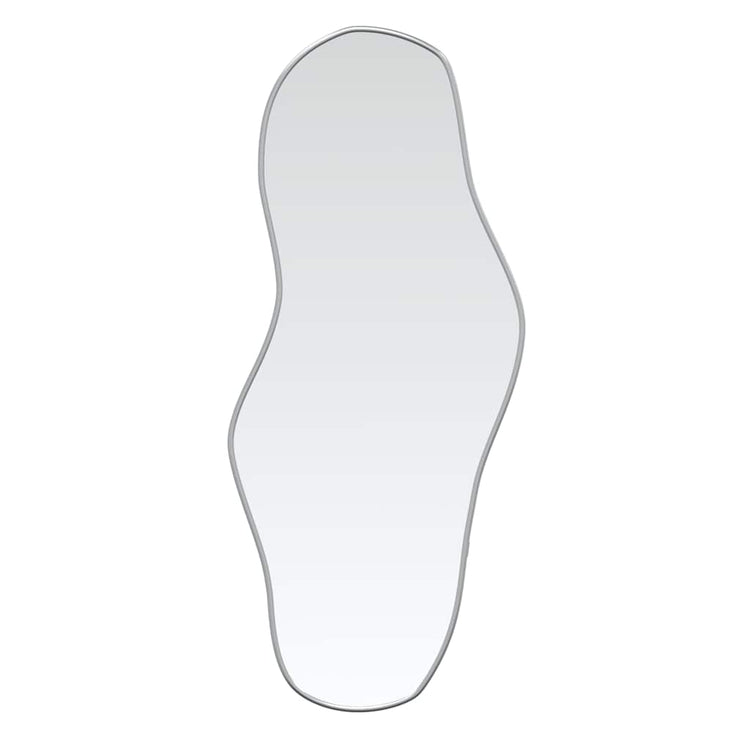 Vidaxl wandspiegel 90x40 cm zilverkleurig