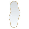 Vidaxl wandspiegel 60x25 cm goudkleurig