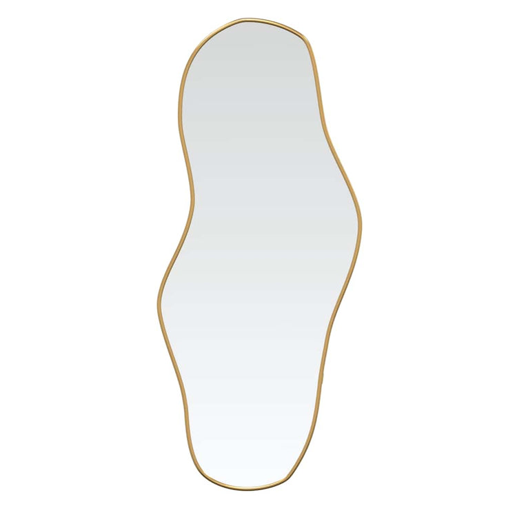 Vidaxl wandspiegel 80x35 cm goudkleurig