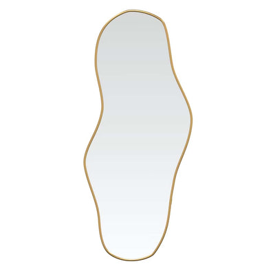 Vidaxl wandspiegel 80x35 cm goudkleurig