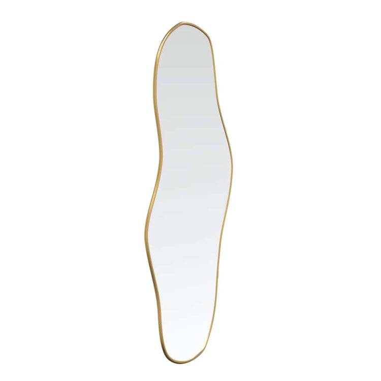 Vidaxl wandspiegel 100x45 cm goudkleurig