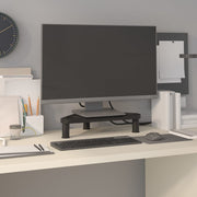 Vidaxl monitorstandaard hoek 49x28x10,5 cm zwart - afbeelding 1