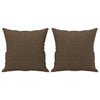 Vidaxl sierkussens 2 st 40x40 cm stof bruin